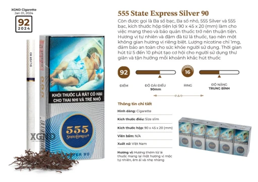 555 bạc Việt Nam 555 Sliver