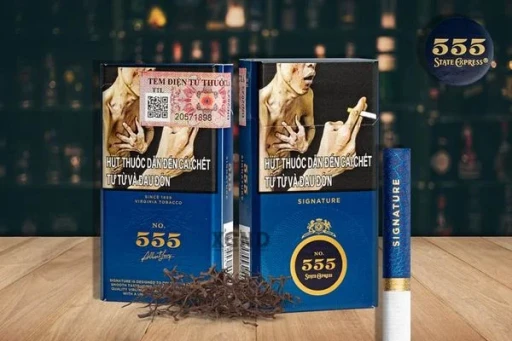 555 State Express Signature - Thuốc Lá 555 Xanh Dài Chính Hãng VN