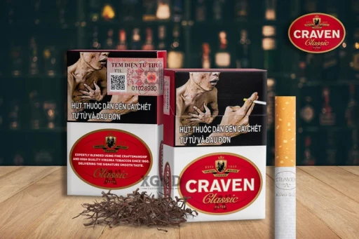 Craven A Classic King Size - Thuốc Lá Con Mèo Đỏ Chính Hãng