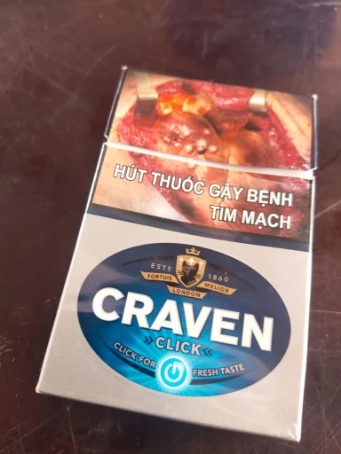 thuốc lá mèo xanh bấm click việt nam